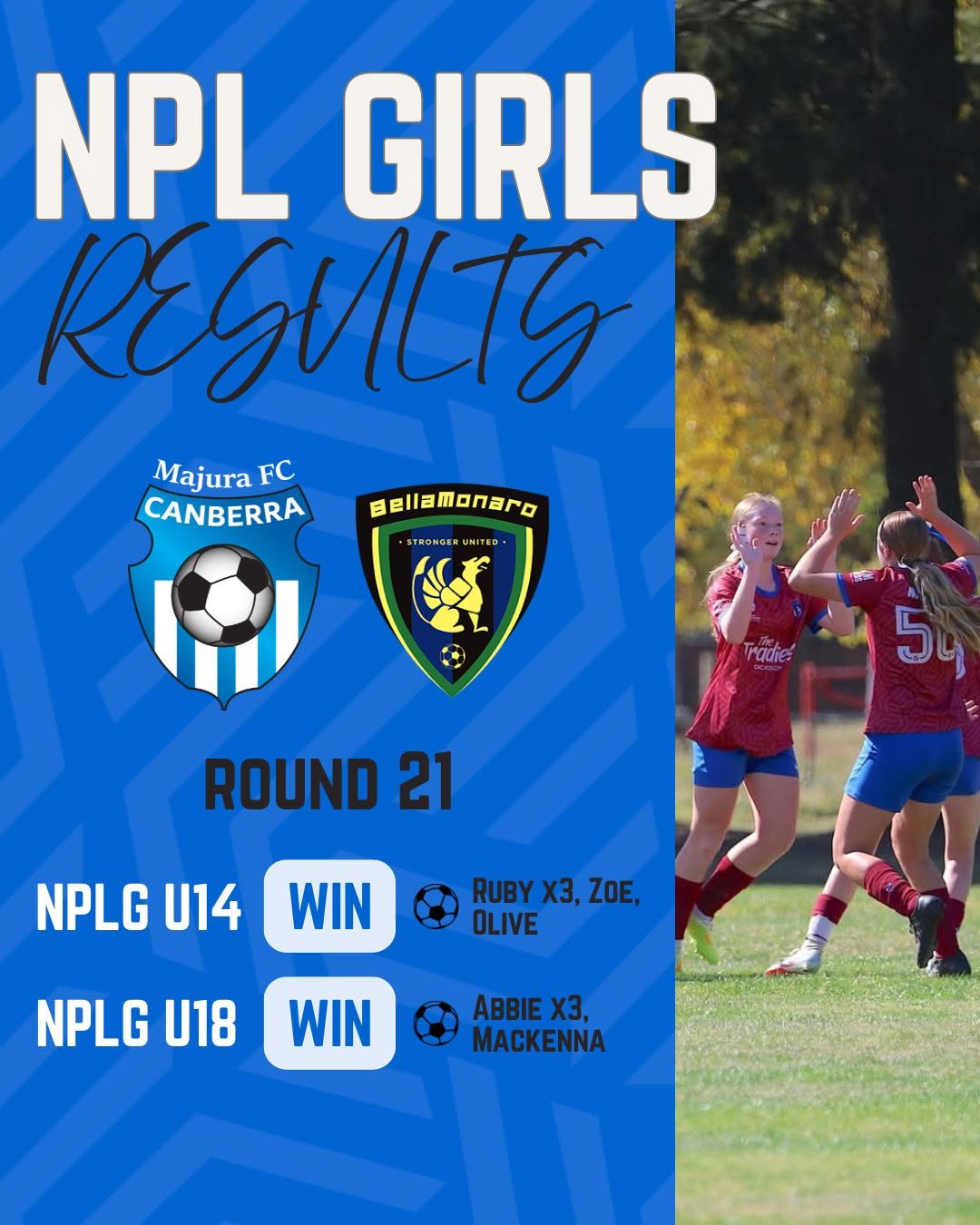 NPLG Results | Round 21