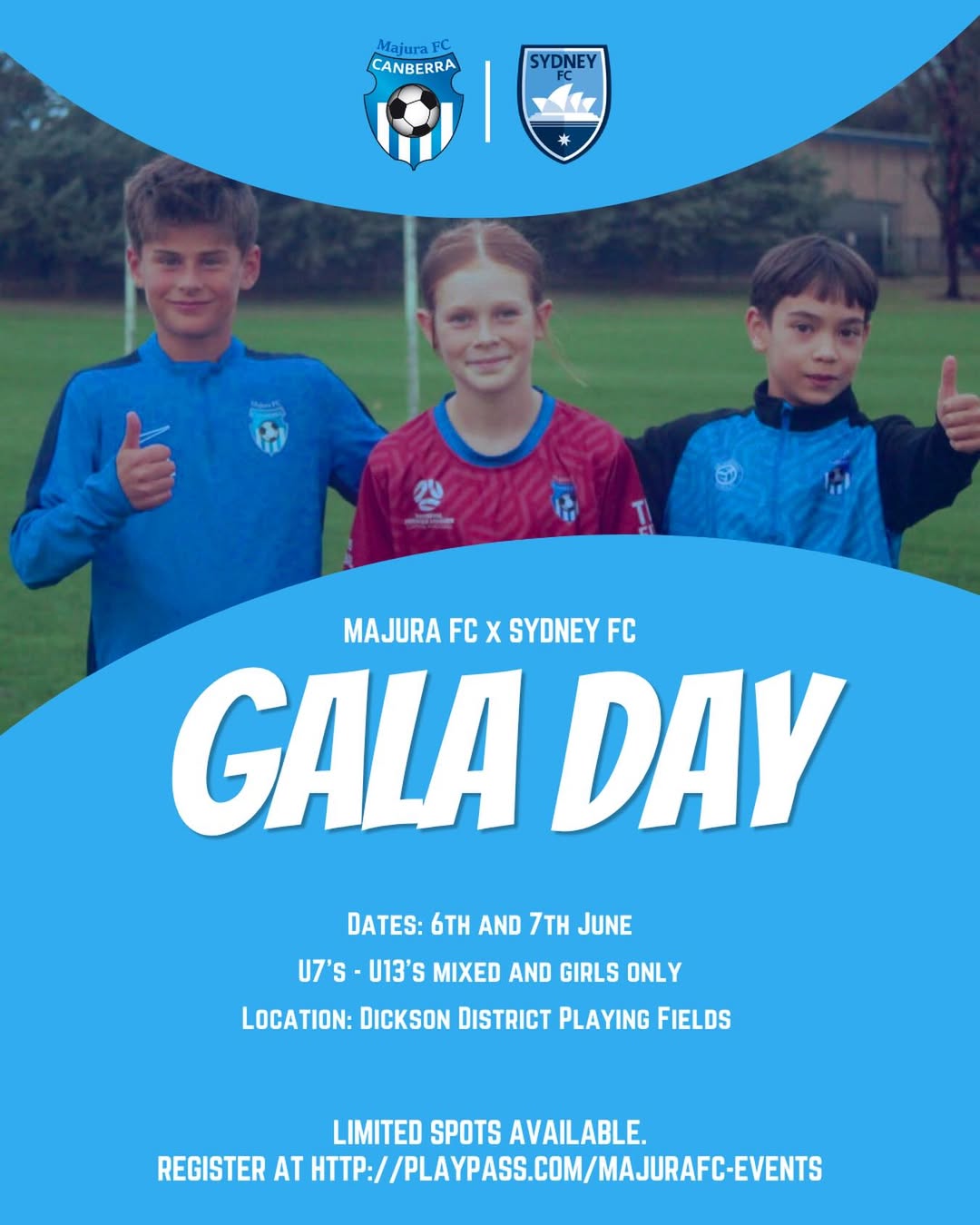 Majura FC x Sydney FC Gala Day